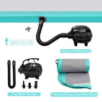 Best AKSPORT Inflatable Gymnastics Mat for Trainers 2023