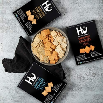Hu Gluten Free Crackers Variety Pack for Healthy Snacking