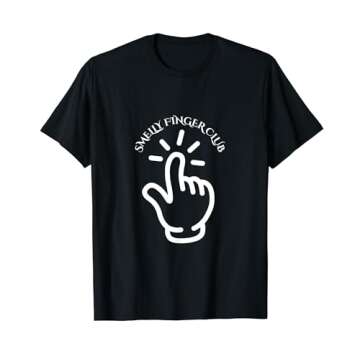 Creative Smelly Finger Club T-Shirt for Fun Lovers