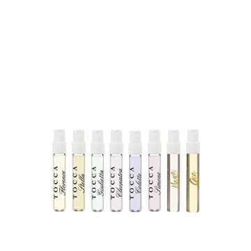 Tocca Eau de Parfum Mini Discovery Set - 8 Trial Size Women's Perfumes (1.5ml each), Discover Your Favorite Perfume