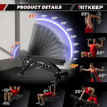 RitKeep RAB-3000 Adjustable Weight Bench for Home Workout