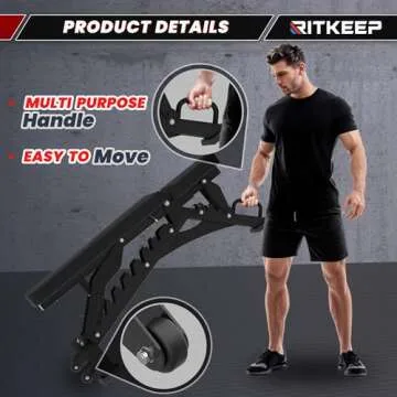RitKeep RAB-3000 Adjustable Weight Bench for Home Workout