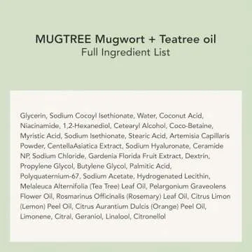 Vegan Cleanser Mugtree with Mugwort & Tea Tree Essence