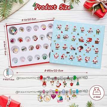 Howcow Christmas Advent Calendar Bracelets for Christmas Fun