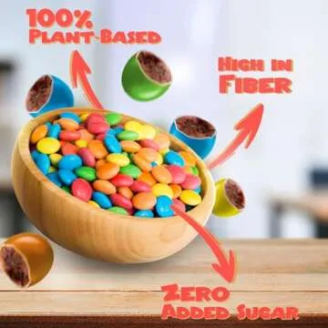 Points! Dark Chocolate Candy - Unsweetened Vegan Sugar Free Candy for Diabetics, Healthy Snacks for Adults & Kids, Dye Free, Gluten Free, Low Carb - Pack of 3