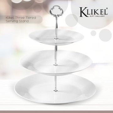 Klikel 3 Tiered Serving Stand for Elegant Parties