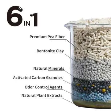 Tofu Cat Litter, Dr. PawPaw Clumping Cat Litter, Natural Tofu Scent 4.5 lb, Dust-Free Keep Kitty Tid...