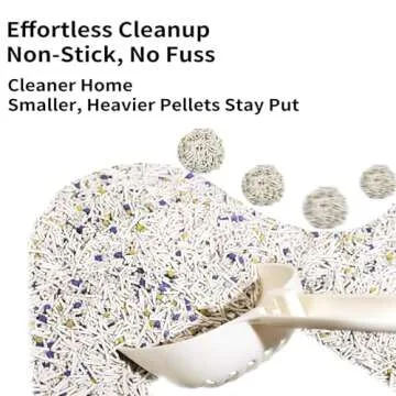 Tofu Cat Litter, Dr. PawPaw Clumping Cat Litter, Natural Tofu Scent 4.5 lb, Dust-Free Keep Kitty Tidy, Superior Odor Control Keep Step Fresh