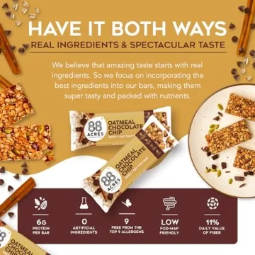 88 Acres Granola Bars Gluten Free Nut Free Vegan