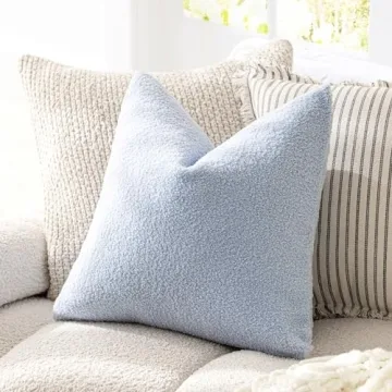 Cozy Faux Fur Pillow Covers Pack of 2 for Home Decor