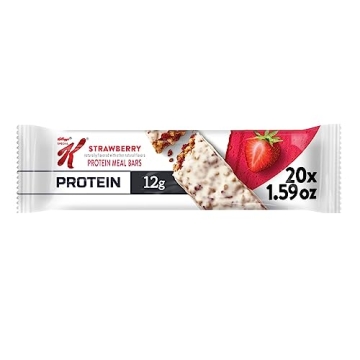 Kellogg's Special K Protein Bars - Meal Replacement, Strawberry Flavor, 20 Bars