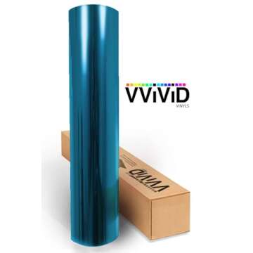VViViD Colorful Vinyl Window Tinting Sheets for DIY