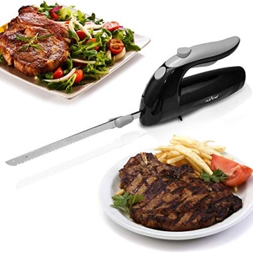 NutriChef Premium Electric Knife - Effortless Carving for Perfect Meals