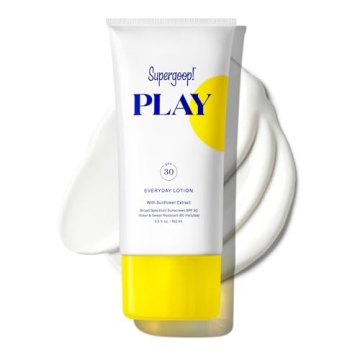 Supergoop! PLAY Everyday SPF 30 Lotion, 5.5 oz - Broad Spectrum Sunscreen for Sensitive Skin - Water...
