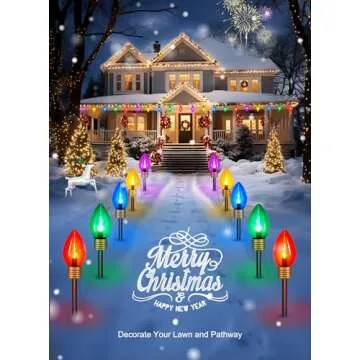 Jumbo C9 String Lights - Waterproof Outdoor Christmas Decor