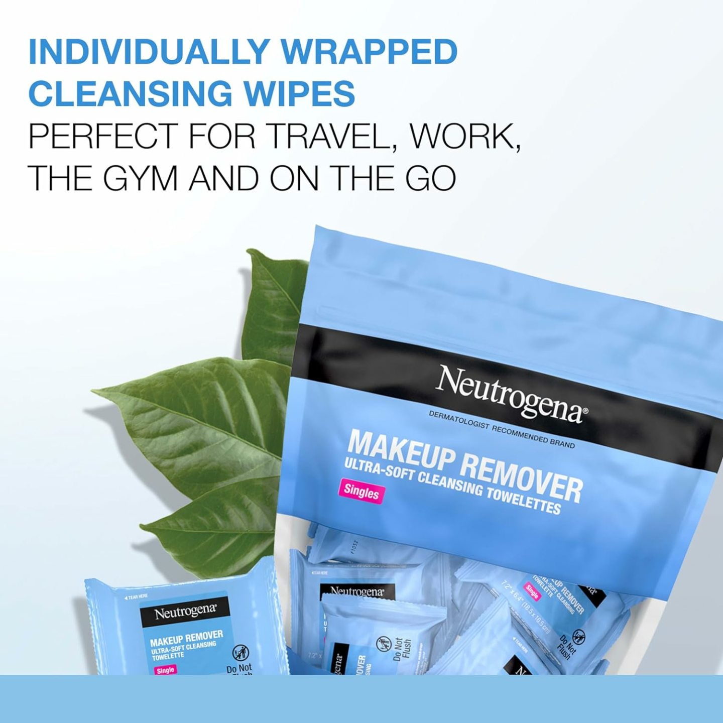 Neutrogena Makeup Remover Wipes for Easy Travel