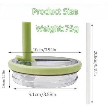 40 oz Tumbler Flip Straw Lid Replacement - 2 Pack