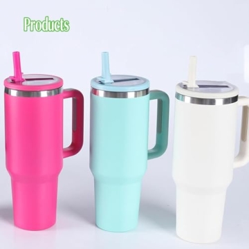 40 oz Tumbler Flip Straw Lid Replacement - 2 Pack