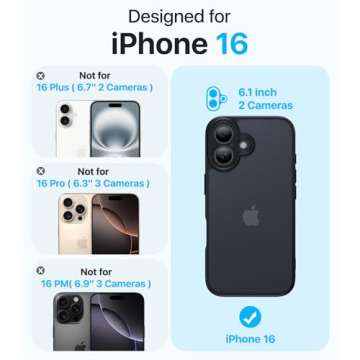 Shiiuou Shockproof iPhone 16 Case - Stylish Full Protection