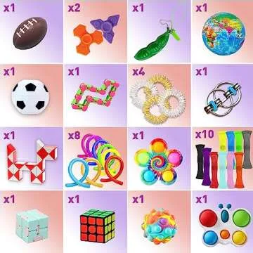 75 PC Ultimate Fidget Toys Pack for All Ages