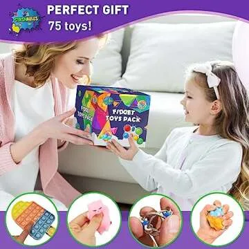 75 PC Ultimate Fidget Toys Pack for All Ages