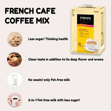 Korean Instant Coffee Mix & Snack Variety - 40 Sticks