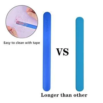 Wealike 5PCS Silicone Stir Stick for Resin,Epoxy,Paint,Molds,Acrylic,DIY Crafts Accessories,Reusable Stirrer