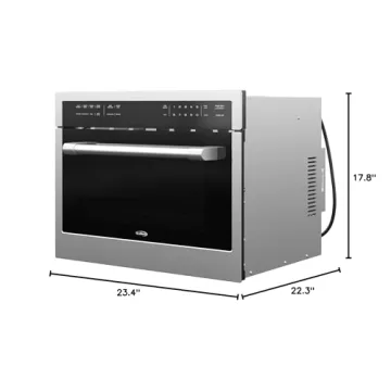 KoolMore 24 Inch Built-in Convection Oven Microwave Combo