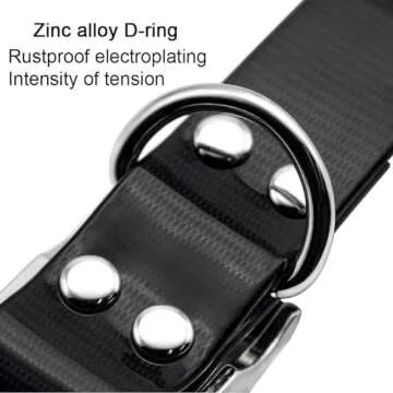 Durable Waterproof Dog Collar for Small Breeds - Yellow