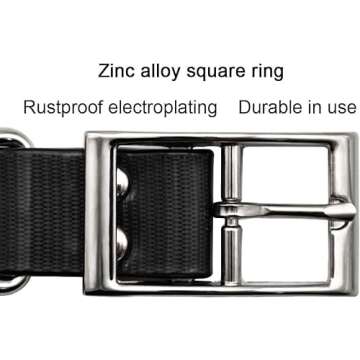 Durable Waterproof Dog Collar for Small Breeds - Yellow