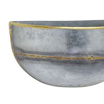 Galvanized Wall Hanging Planter Set of 2 for Outdoor & Indoor Plants, Farmhouse Rustic Decor, Large ...