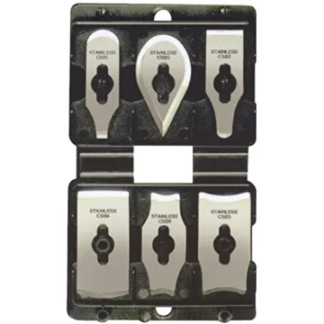 ALLWAY CS6 Soft-Grip Scraper Set with 6 Blades and File