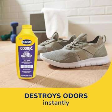 Dr. Scholl's OdorX All Day Deod Powder. 6.25 Ounce