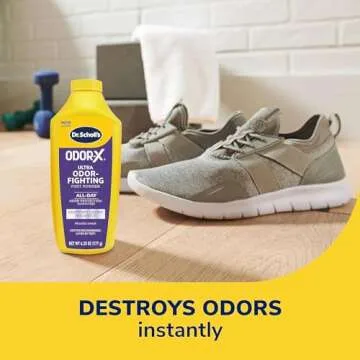 Dr. Scholl's OdorX All Day Deod Powder. 6.25 Ounce