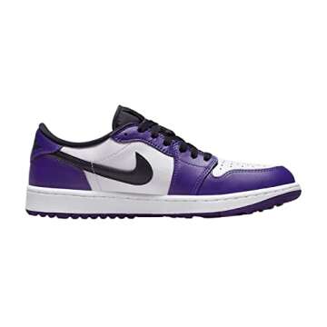Shop NIKE Air Jordan 1 Low G Golf Shoes in Purple - Size 12
