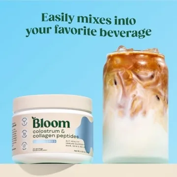 Bloom Nutrition Bovine Colostrum Powder for Health and Beauty