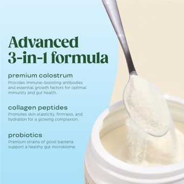 Bloom Nutrition Bovine Colostrum Powder for Health and Beauty