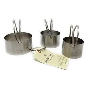 3 piece Stainless Steel Biscuit Cutters by Hearth & Hand with Magnolia