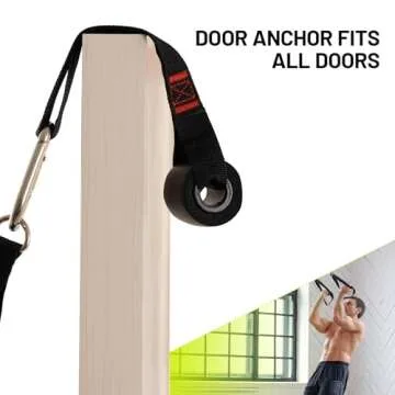 Slim Panda Door Anchor for Resistance Bands Exercises, Resistance Bands Anchor System,Door Gym Attachment for Home Fitness,Strength Training.