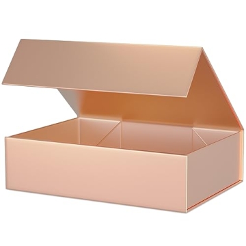 Gift Box 11.9" x 8.5" x 3.3" with Magnetic Closure Lid Gift Box for Presents,Bridesmaid Gifts Box,Cu...
