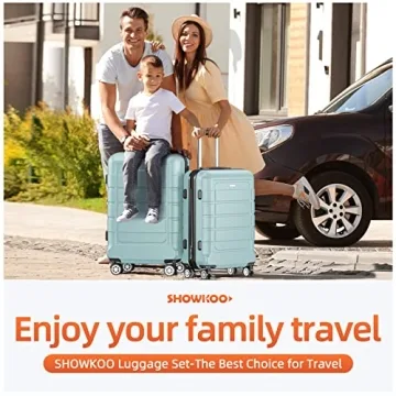 Showkoo Expandable Luggage Set - Durable & Stylish