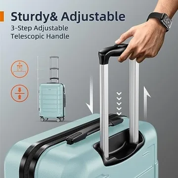 Showkoo Expandable Luggage Set - Durable & Stylish