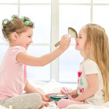 4 Pack Fan Brushes for Women Face Soft Bristle Highlighting Blush Brush with Long Handle Facial Applicator Brushes Face Makeup Tools for Loose Powder Highlighting Blush (2 Colors)