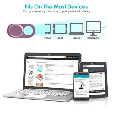 Ultra-Thin Webcam Cover Slide for Maximum Privacy Protection