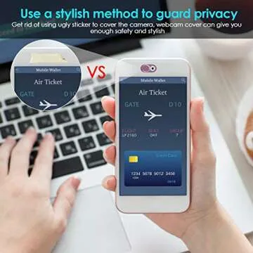 Ultra-Thin Webcam Cover Slide for Maximum Privacy Protection