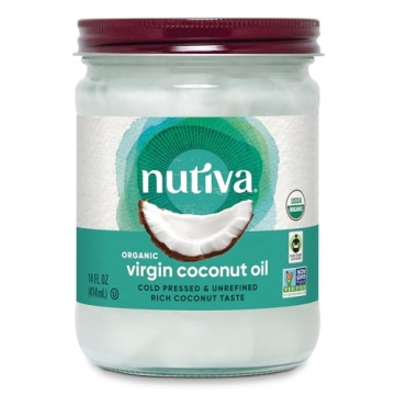 Nutiva Coconut Oil - Organic Extra Virgin Coconut Oil, 14 Ounce