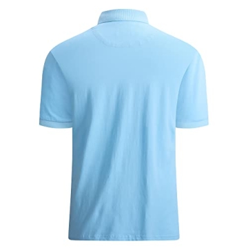 Esabel.C Men's Short Sleeve Performance Polo Shirt