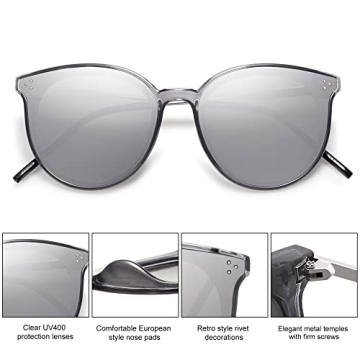 SOJOS Classic Round Sunglasses for Stylish Eye Protection