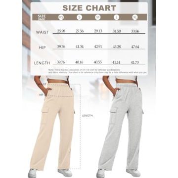 Women's High Waisted Cargo Sweatpants - AUTOMET 2024