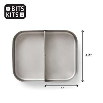 Bits Kits Stainless Steel Bento Box - Lunch & Snack Container